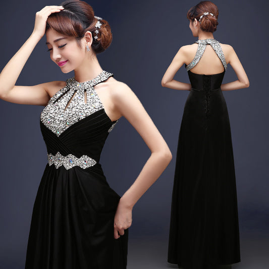 Evening Dress 2016 Free Shipping Floor-length Satin Sexy Formal Prom Party Gowns - Shopy Max