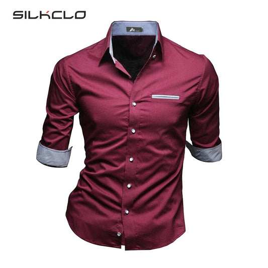 NEW 2016 Men Summer Fashion Clothing Stylish Slim Fit Plaid Patchwork - Shopy Max