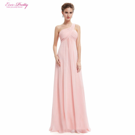Evening Dresses Ever Pretty EP09816 One Shoulder Ruffles Padded Special - Shopy Max