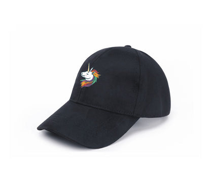 New Unicorn Embroidery Suede Baseball Cap Trucker Winter Autum Gorras Snapback HipHop