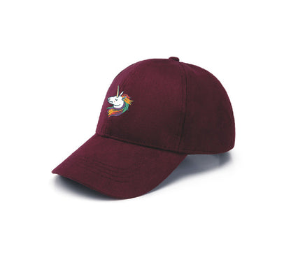 New Unicorn Embroidery Suede Baseball Cap Trucker Winter Autum Gorras Snapback HipHop