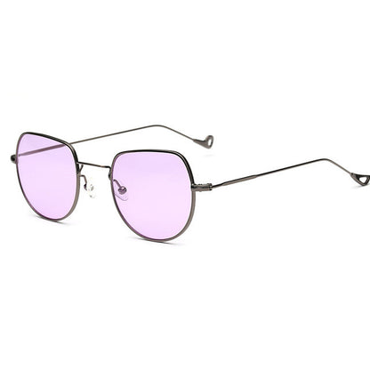 ROAYL GIRL 2017 Hot Hight Quality Sunglasses Lens Men Women Mirror Round Sun Glasses Rayed UV400 SS132