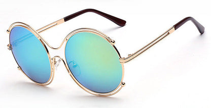 ROYAL GIRL High Quality Round Alloy Frame Sunglasses Women Brand Designer Sun Glasses Oculos De Sol Feminino ss185