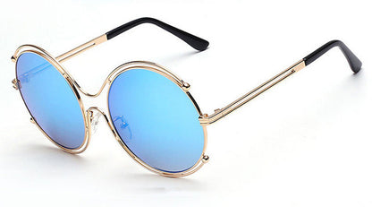 ROYAL GIRL High Quality Round Alloy Frame Sunglasses Women Brand Designer Sun Glasses Oculos De Sol Feminino ss185