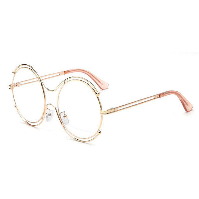 ROYAL GIRL High Quality Round Alloy Frame Sunglasses Women Brand Designer Sun Glasses Oculos De Sol Feminino ss185
