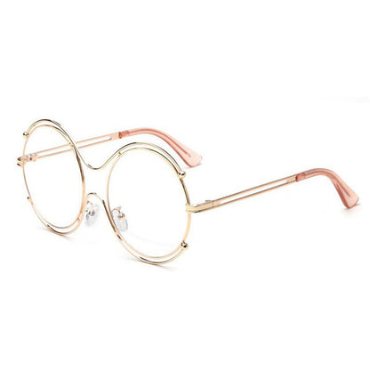 ROYAL GIRL High Quality Round Alloy Frame Sunglasses Women Brand Designer Sun Glasses Oculos De Sol Feminino ss185