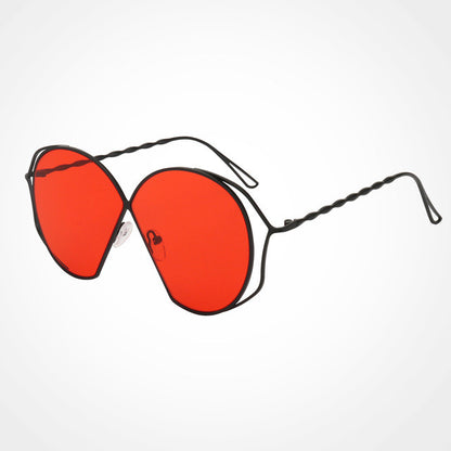 ROYAL GIRL Fashion Unique Oval Sunglasses Women Vintage Pierced Female Sun Glasses oculos de sol feminino UV400 ss880