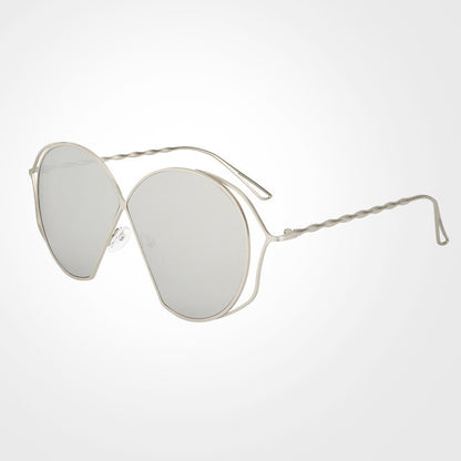 ROYAL GIRL Fashion Unique Oval Sunglasses Women Vintage Pierced Female Sun Glasses oculos de sol feminino UV400 ss880