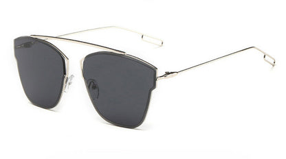 ROYAL GIRL Brand Design Cat Eye Sunglasses Women Fashion Coating Mirror Flat Panel Lens Sun Glasses Oculos de sol UV400 ss230