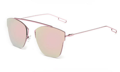ROYAL GIRL Brand Design Cat Eye Sunglasses Women Fashion Coating Mirror Flat Panel Lens Sun Glasses Oculos de sol UV400 ss230