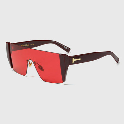 ROYAL GIRL Fashion Sunglasses Women Square Style Personality Exaggerated Original Brand Designer Glasses Female Goggles ss246