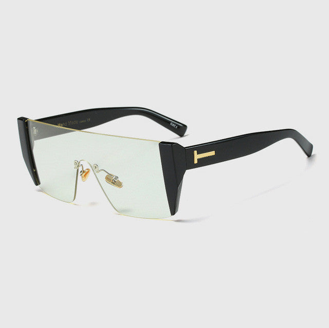 ROYAL GIRL Fashion Sunglasses Women Square Style Personality Exaggerated Original Brand Designer Glasses Female Goggles ss246
