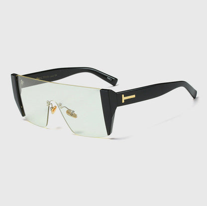 ROYAL GIRL Fashion Sunglasses Women Square Style Personality Exaggerated Original Brand Designer Glasses Female Goggles ss246