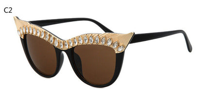 ROYAL GIRL New Fashion Women Statement Cat eye sunglasses Vintage Sun glasses shades Brand sunnies ss630