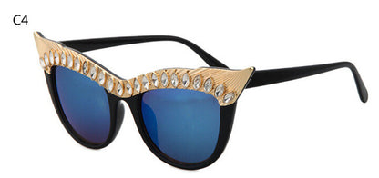 ROYAL GIRL New Fashion Women Statement Cat eye sunglasses Vintage Sun glasses shades Brand sunnies ss630
