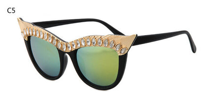 ROYAL GIRL New Fashion Women Statement Cat eye sunglasses Vintage Sun glasses shades Brand sunnies ss630