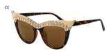 ROYAL GIRL New Fashion Women Statement Cat eye sunglasses Vintage Sun glasses shades Brand sunnies ss630