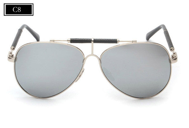 ROYAL GIRL High Quality Brand Designer Men Sunglasses Women Classic Reflective Mirror Sunglasses Double-Bridge Shades ss506