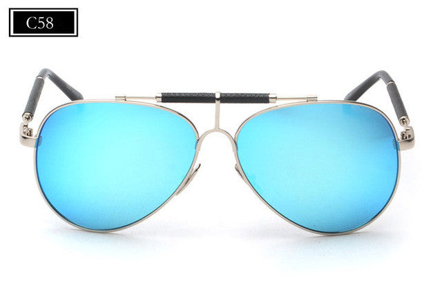 ROYAL GIRL High Quality Brand Designer Men Sunglasses Women Classic Reflective Mirror Sunglasses Double-Bridge Shades ss506