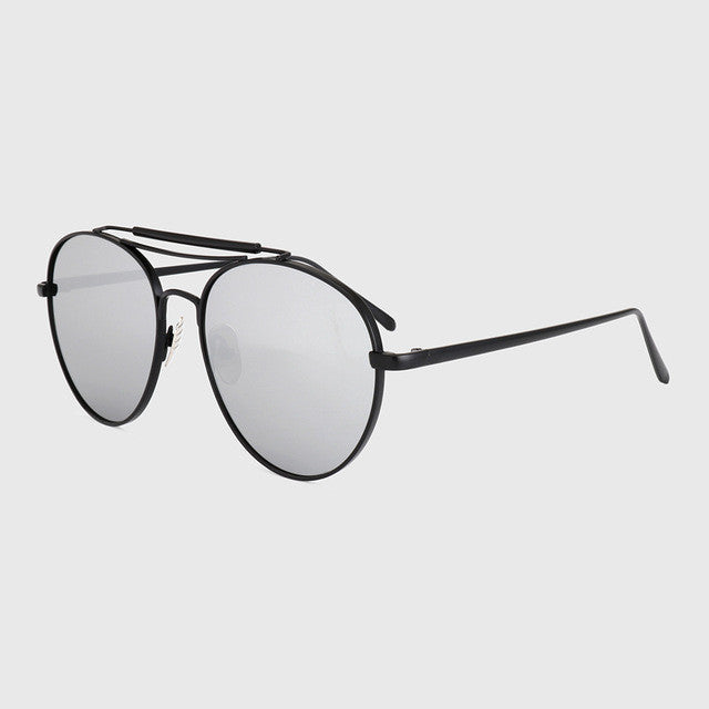 ROYAL GIRL Brand Sunglasses Women Shades Men Retro Flat Top Round Design Vintage Female Sun Glasses feminino Oculos Gafas ss060