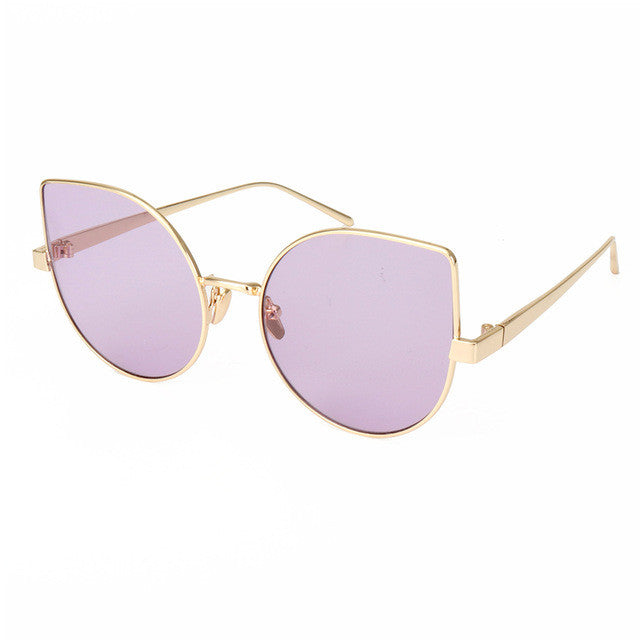 ROYAL GIRL Fashion Cat Eye Sunglasses Women Brand Designer Retro Female Sun Glasses oculos de sol feminino UV400 ss551