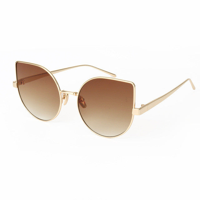 ROYAL GIRL Fashion Cat Eye Sunglasses Women Brand Designer Retro Female Sun Glasses oculos de sol feminino UV400 ss551
