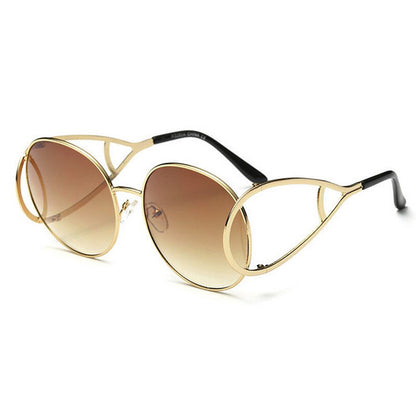 ROYAL GIRL Fashion Women Sunglass Spectacles Vintage Oval Modelling Metal Frame Eyewear Clear Lens Glasses ss115