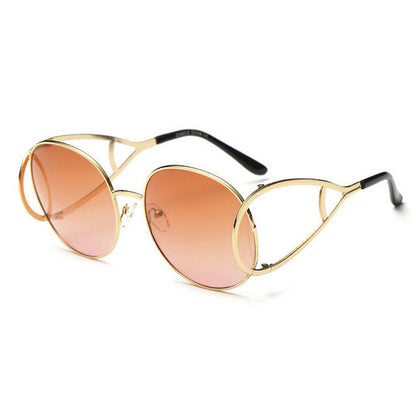 ROYAL GIRL Fashion Women Sunglass Spectacles Vintage Oval Modelling Metal Frame Eyewear Clear Lens Glasses ss115
