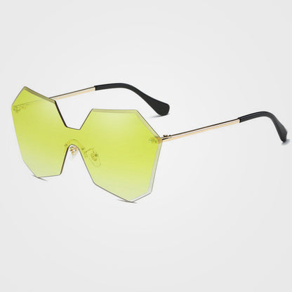 ROYAL GIRL New Fashion Brand Designer Luxury Rimless Gradient Lenses Glasses Women Ladies Cosy Shades Sunglasses Oculos ss121