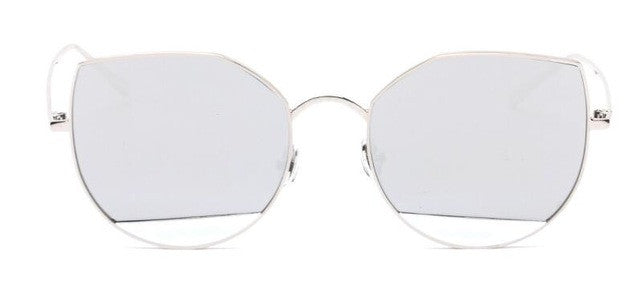 ROYAL GIRL Brand Designer Women Sunglasses Round vintage metal cat eye Sun glasses SS039