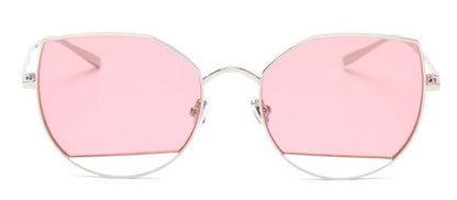 ROYAL GIRL Brand Designer Women Sunglasses Round vintage metal cat eye Sun glasses SS039