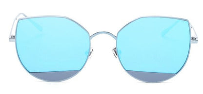 ROYAL GIRL Brand Designer Women Sunglasses Round vintage metal cat eye Sun glasses SS039