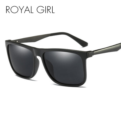 ROYAL GIRL Men Polarized Sunglasses New Designer Retro Male Sun glasses Polaroid lenses Goggles ms008