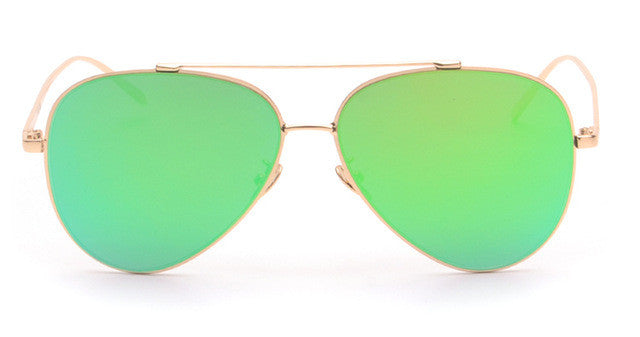 ROYAL GIRL New Brand Classic Coating Sunglasses Men Women Colorful Reflective Coating Lens Eyewear Accessories Sun Glasses ss086