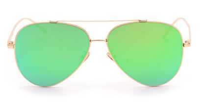 ROYAL GIRL New Brand Classic Coating Sunglasses Men Women Colorful Reflective Coating Lens Eyewear Accessories Sun Glasses ss086