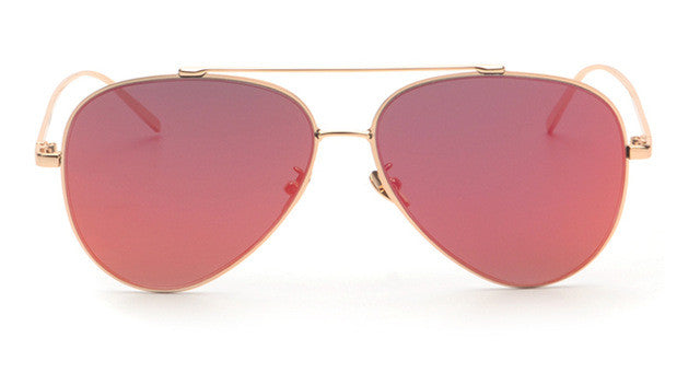 ROYAL GIRL New Brand Classic Coating Sunglasses Men Women Colorful Reflective Coating Lens Eyewear Accessories Sun Glasses ss086