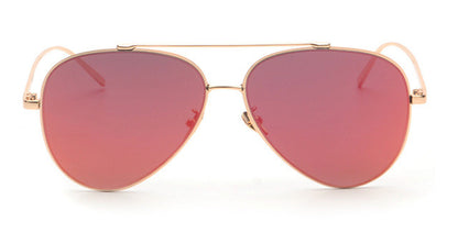 ROYAL GIRL New Brand Classic Coating Sunglasses Men Women Colorful Reflective Coating Lens Eyewear Accessories Sun Glasses ss086
