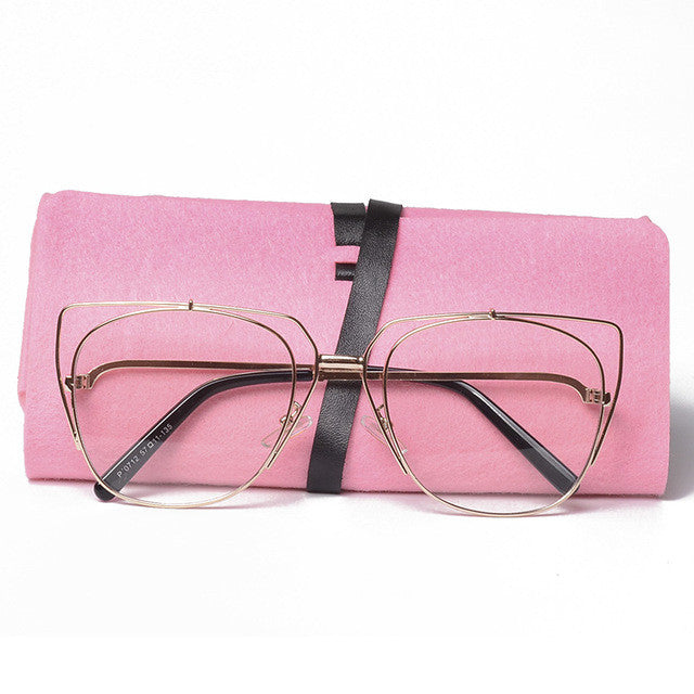 ROYAL GIRL Chic Metal eyeglasses frames Women ss123