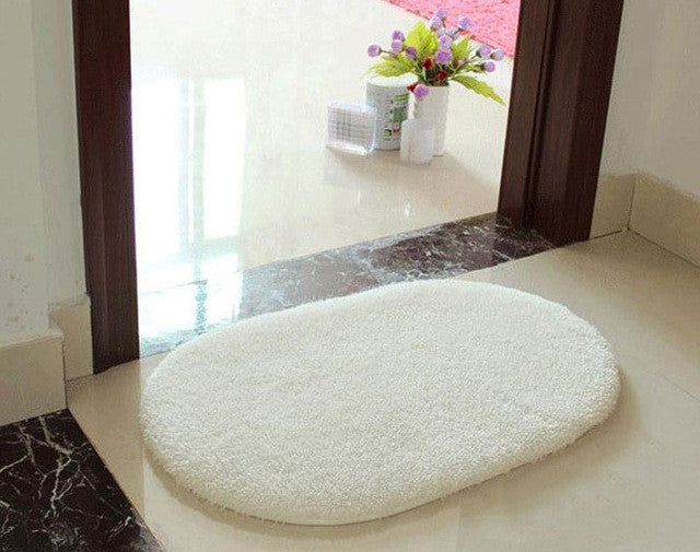 1Pcs 40*60CM Bathroom Carpets Absorbent Soft Memory Foam Doormat Floor