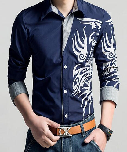 Male Tops White Men Shirt 2016 Brand Long Sleeve Mens Dress Shirts Camisa Social Masculina Casual Shirts 4XL