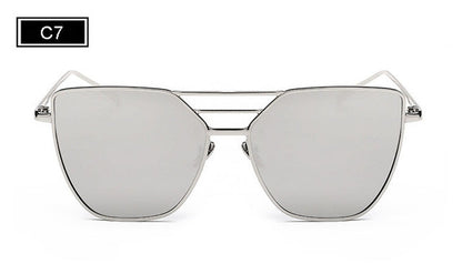 ROYAL GIRL High Quality Women Vintage Sun Glasses Flat top Metal Sunglasses Brand Designer Sun shades ss217