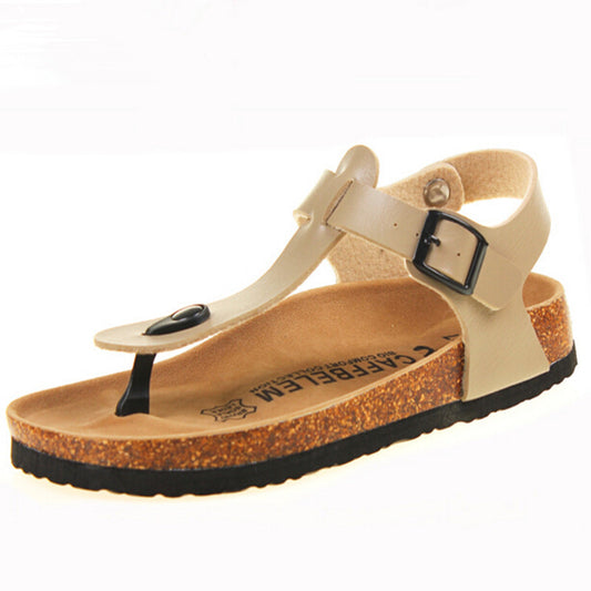 Women Sandals Shoes Cork Sandals Pregnant Women Shoes Beach Sandals