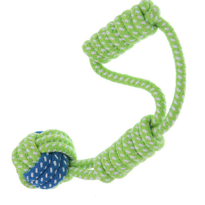 LemonBest Cotton Dog Rope Toy Knot Puppy Chew Teething Toys Teeth Cleaning