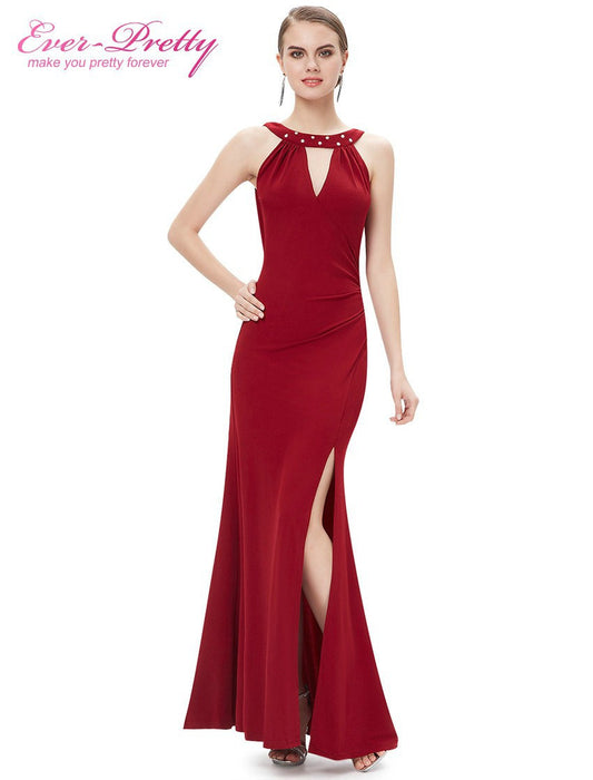 Sexy Long Evening Dresses Ever Pretty HE09904 Rhinestones Beading Women Summer Style Evening Dress - Shopy Max