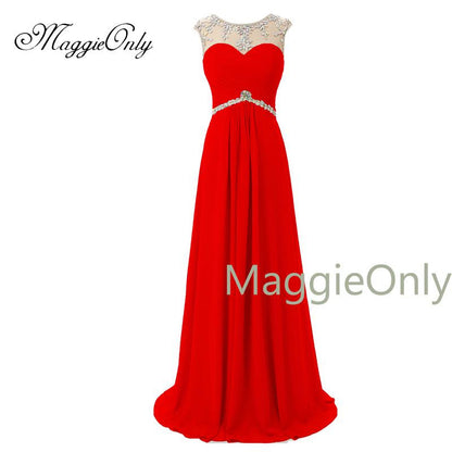 Free Shipping Sweetheart A Line Coral Chiffon Crystal Beading Sexy Open Back Long Evening - Shopy Max