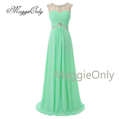 Free Shipping Sweetheart A Line Coral Chiffon Crystal Beading Sexy Open Back Long Evening - Shopy Max