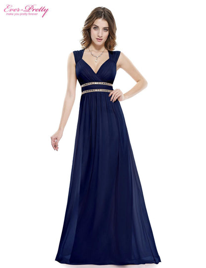 Formal Evening Dresses Long HE08697 Ever Pretty Women Elegant Navy Blue