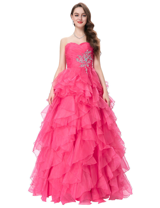 Wholesale! 2016 New Chiffon Evening Dresses Long Formal Dress Ball Gown