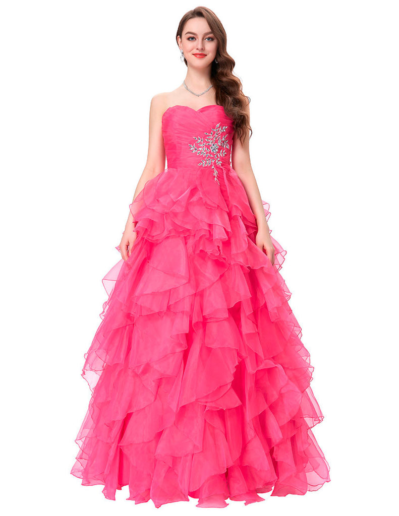 Wholesale! 2016 New Chiffon Evening Dresses Long Formal Dress Ball Gown
