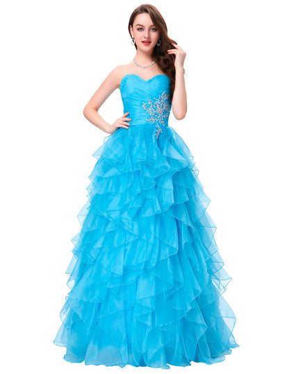 Wholesale! 2016 New Chiffon Evening Dresses Long Formal Dress Ball Gown